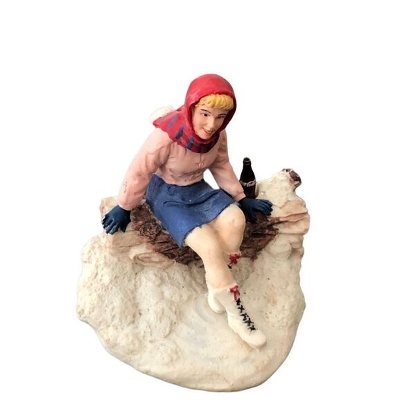 Vintage Coca Cola Town Square Figurine - Picture 1 of 6